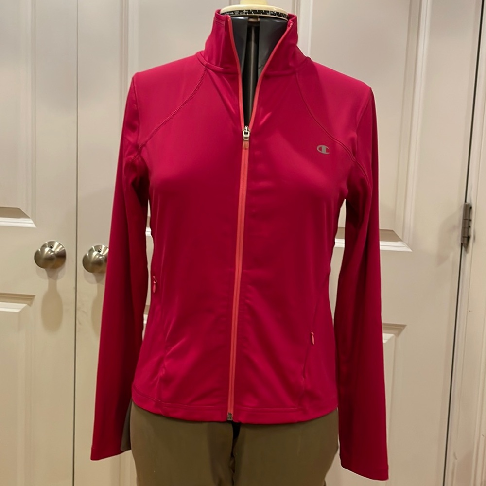 Women’s Champion Size Small Zip-up Lightweight Athletic Jacket Pink